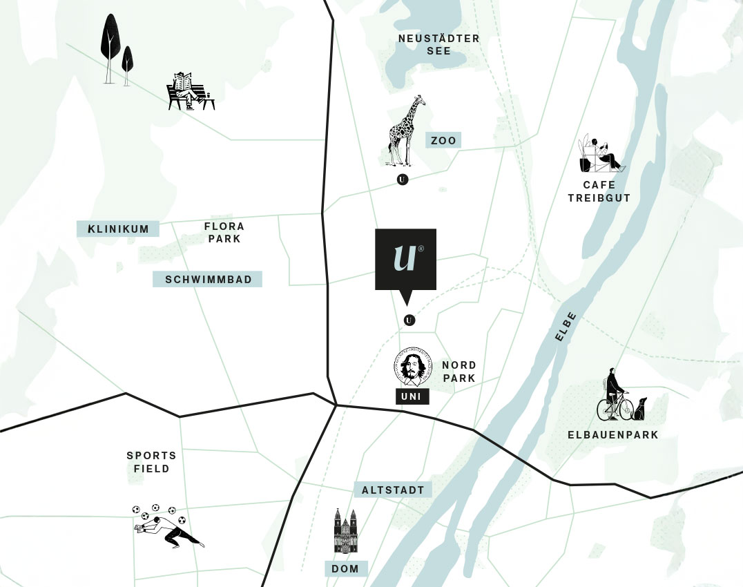 Karte: Magdeburg – Neue Neustadt